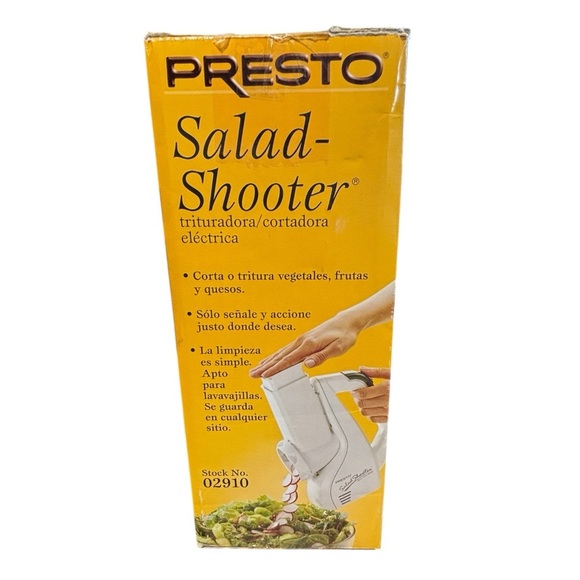 Presto 02910 SaladShooter Electric Food Slicer Shredder - Pre-owned - GUC - Picture 10 of 13